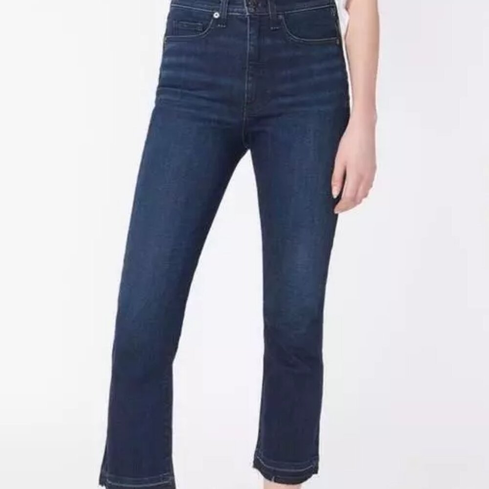Veronica Beard Carly Kick Flare Jeans Women's 24 Dark Blue Midnight J0720260MID